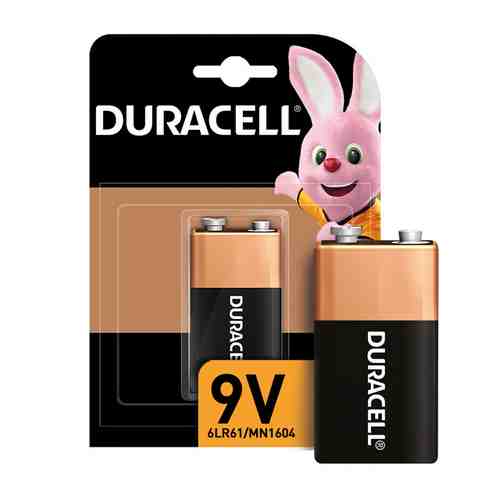 Батарейка DURACELL 9В блистер 1шт арт. 1000371065