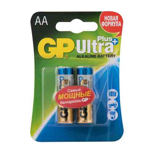 Батарейка GP Ultra Plus AA 2шт арт. 1001252406