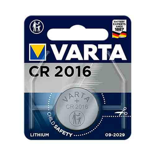 Батарейка VARTA ELECTRONICS CR 2016 1шт арт. 1000973213