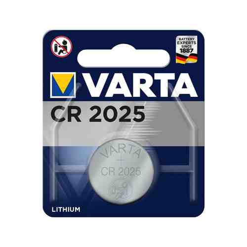 Батарейка VARTA ELECTRONICS CR 2025 1шт арт. 1000973214