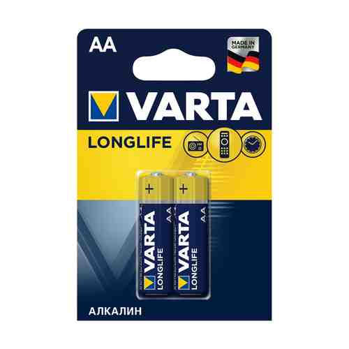 Батарейка VARTA LONGLIFE AA блистер 2шт арт. 1000973208