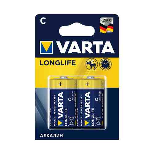 Батарейка VARTA LONGLIFE C блистер 2шт арт. 1000973210