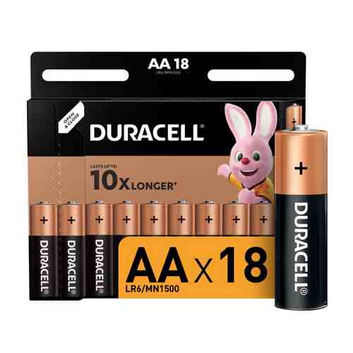 Батарейки DURACELL LR06 AА 18шт арт. 1001103255