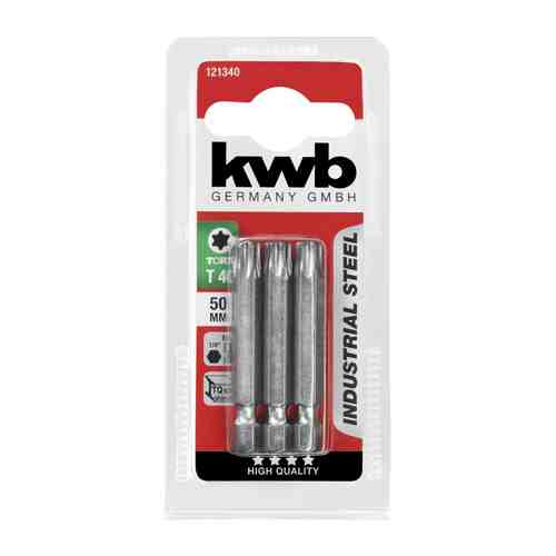 Бита KWB TORX40 50мм 3шт арт. 1001239396