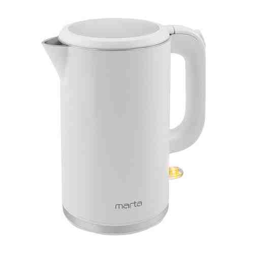 Чайник MARTA MT-4556 2250Вт 1,7л металл белый арт. 1001410827