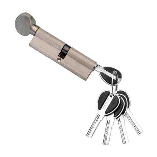 Цилиндр ключевой MSM 100мм 45+55 матовый никель вертушка арт. 1001257462