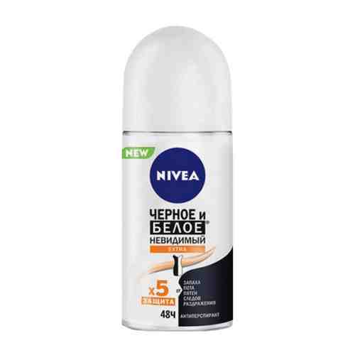 Дезодорант NIVEA Черное и белое Невидимый Extra ролик 50мл арт. 1001338153