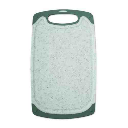 Доска разделочная ATMOSPHERE Emerald 40x24,5см прямоугольная пластик, термопластичная резина арт. 1001412781