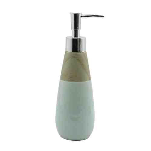 Дозатор для жидкого мыла VITARTA Cliff керамика пластик бирюзовый арт. 1001314588