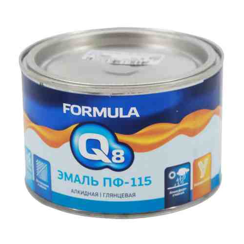 Эмаль Q8 Formula ПФ-115 0,4кг белая, арт.ЭК000133190 арт. 1001299876