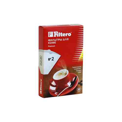 Фильтры для кофе FILTERO 1х2/40 белые арт. 1001069989