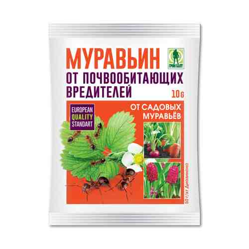 Инсектицид от муравьев Муравьин 10г арт. 1000278618