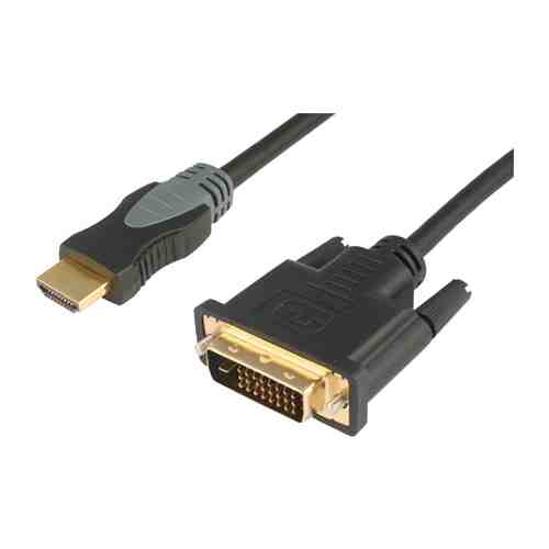 Кабель HDMI-DVI 24+1 GODIGITAL 1201-2 2,0м черн. арт. 1001321008
