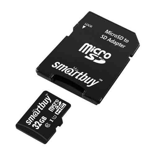 Карта памяти microSDXC SMARTBUY 32GB Class 10 UHS-I с адаптером SD арт. 1001405261