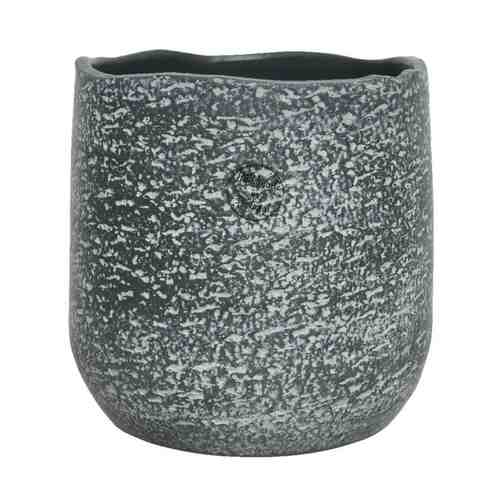 Кашпо керамическое 5л d20см h19см серый арт. 1001430401