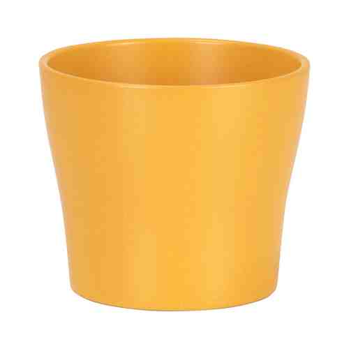 Кашпо керамическое Curcuma 808 d13см 0,94л желтый арт. 1001310847
