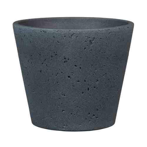 Кашпо керамическое Dark Stone 701 d13см 0,82л серый арт. 1001310851