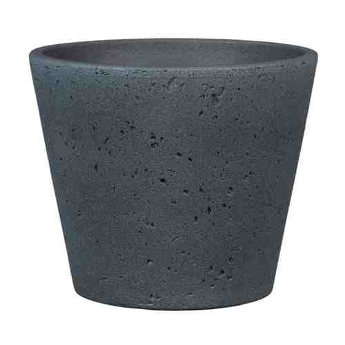 Кашпо керамическое Dark Stone 701 d18см 2,21л серый арт. 1001310852