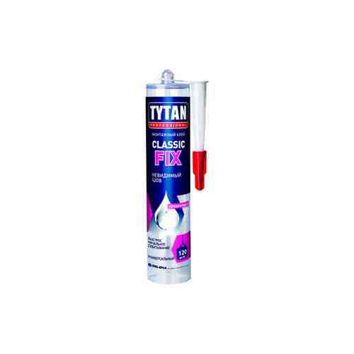 Клей монтажный TYTAN Professional Classic Fix 310мл прозрачный, арт.62949 арт. 1000801902