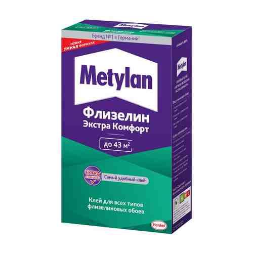 Клей обойный METYLAN Флизелин Экстра Комфорт 300г, арт.2719339 арт. 1001388017