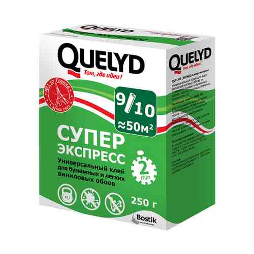 Клей Quelyd экспресс-супер обойный 0,25кг, арт.Супер экспресс арт. 9010700446