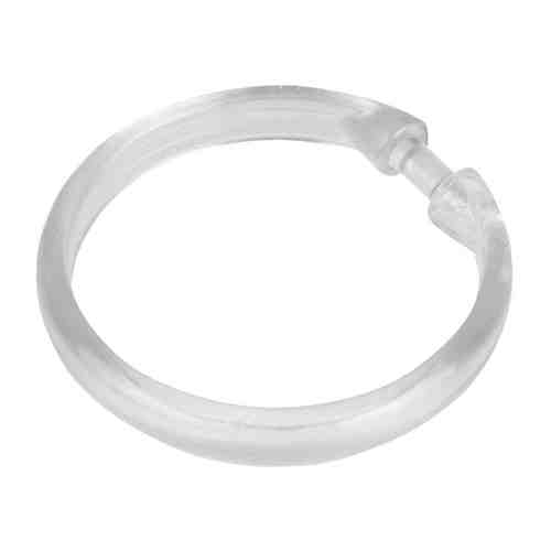Кольца для занавесок OFELIS, 12 шт, пластик, прозрачный арт. 1001132585