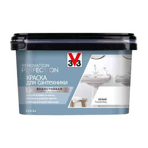 Краска акриловая V33 Renovation Perfection для сантехники 1л белая, арт.ЭК000136551 арт. 1001370868