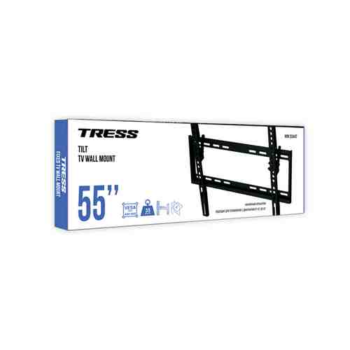 Кронштейн TRESS WM 2044T VESA 75-400 до 35кг накл/черн. для телевизора арт. 1001333718