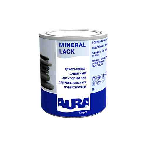 Лак акриловый AURA Mineral Lack 1л декоративно-защитный, арт.4607003916015 арт. 1001037304