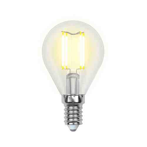 Лампа филаментная UNIEL 7,5Вт E14 4000К шар белый свет арт. 1001335631