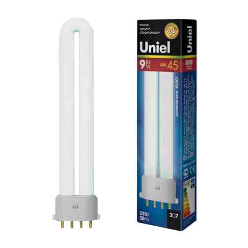 Лампа люминесцентная UNIEL 11Вт 2G7 660лм 4000K 230В дуга T32 арт. 1000960692