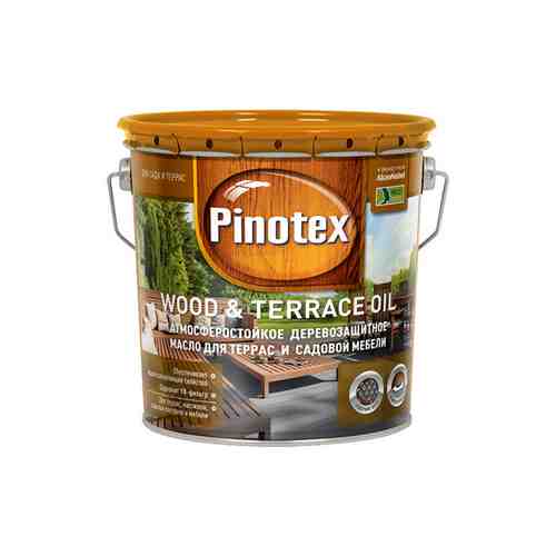 Масло для террас PINOTEX Wood&Terrace Oil база CLR 2,7л, арт.5220309 арт. 1001030798