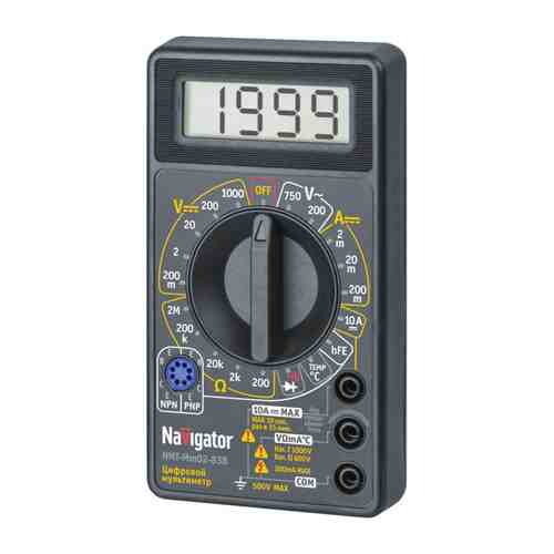 Мультиметр NAVIGATOR 6LR61 цифровой 8 функций индикатр арт. 1001417574