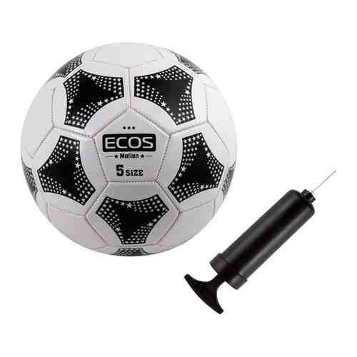 Мяч футбольный ECOS ПВХ с насосом арт. 1001262266