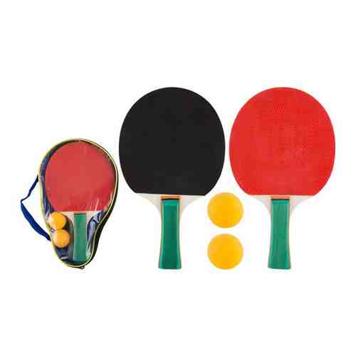 Набор ракеток для настольного тенниса ПОБЕДИТЬ 2шт с мячами 2шт арт. 1001323715