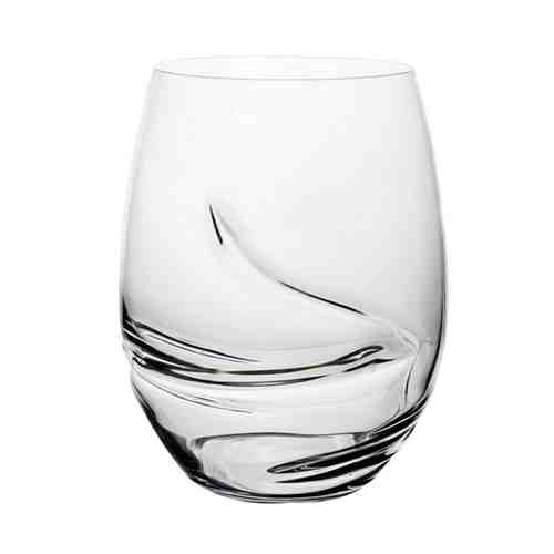 Набор стаканов CRYSTALEX Турбуленция 2шт 500мл низкие стекло арт. 1001337668