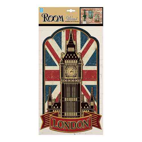 Наклейка ROOMDECOR London 24х41см, арт. PLA 1809 арт. 1001336292