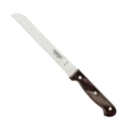 Нож TRAMONTINA Polywood 17,5см для хлеба нерж.сталь, дерево арт. 1001420020