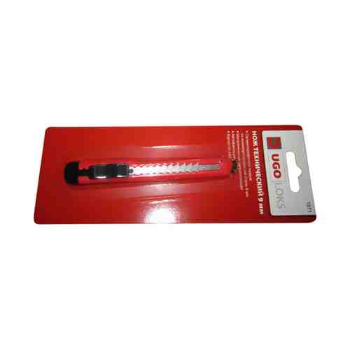 Нож UGO LOKS сегментный 9мм металлическая напрявляющая арт. 1000994446