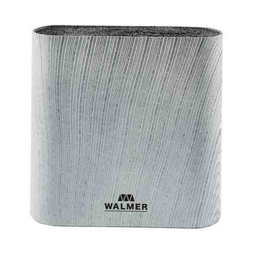 Подставка для ножей WALMER Grey Lines 21,5х6,1х23см овальная пластик арт. 1001297538