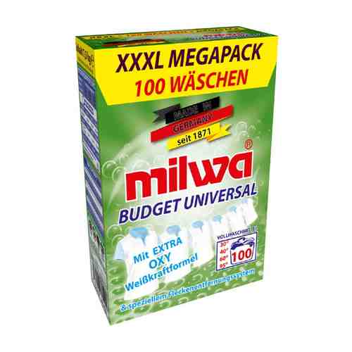 Порошок стиральный MILWA Budget Universal Oxi 7,5кг арт. 1001392155