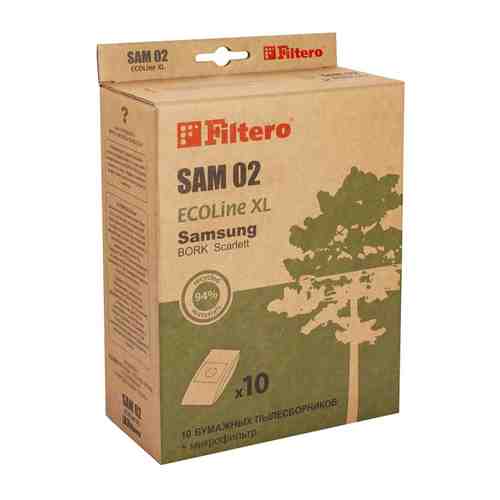 Пылесборники FILTERO ECOLine XL SAM02 (10+фильтр) арт. 1001279644