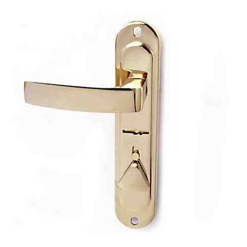 Ручка дверная на планке APECS HP-42.0101-G-R правая, золото арт. 1000156051