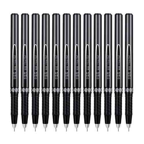 Ручка гелевая черная DELI 0,5мм арт. 1001395143