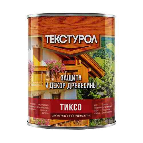 Средство деревозащитное ТЕКСТУРОЛ Тиксо 1л белое арт. 1001284145