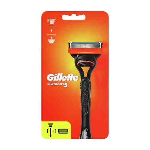 Станок для бритья GILLETTE Fusion +2кассеты арт. 1000629016