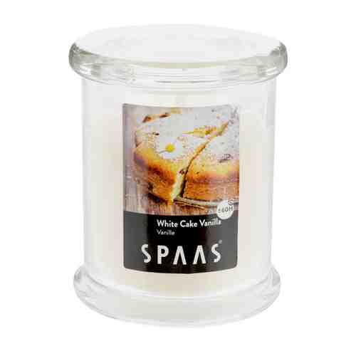 Свеча в стакане SPAAS Премиум Ванильный пирог 9х11см 60ч/г ароматизированная арт. 1001340140