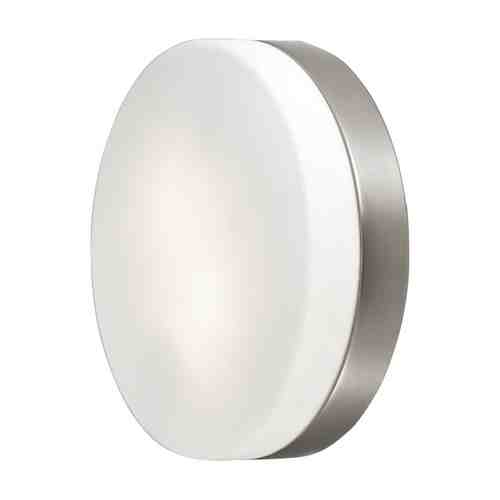Светильник настенно-потолочный для ванной ODEON LIGHT Presto E14 60Вт IP44 белый никель арт. 1001248254