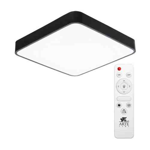 Светильник светодиодный ARTE LAMP Scena 1x55Вт LED 2700/4500К металл квадрат черный арт. 1001388301