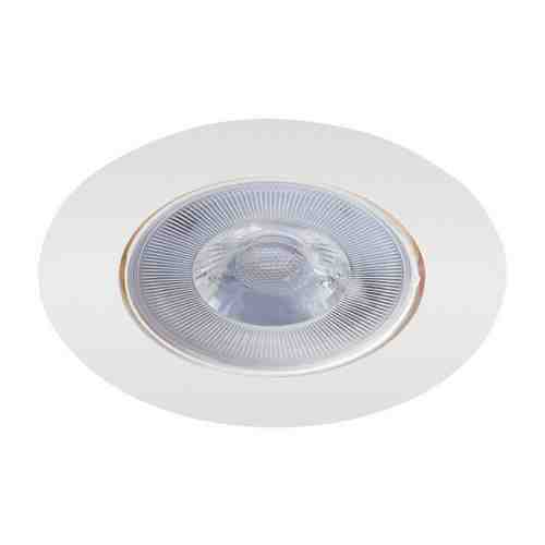 Светильник встраиваемый ARTE LAMP Kaus 1x6Вт 85мм LED пластик белый арт. 1001421335